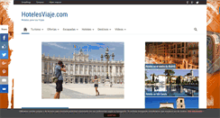 Desktop Screenshot of hotelesviaje.com